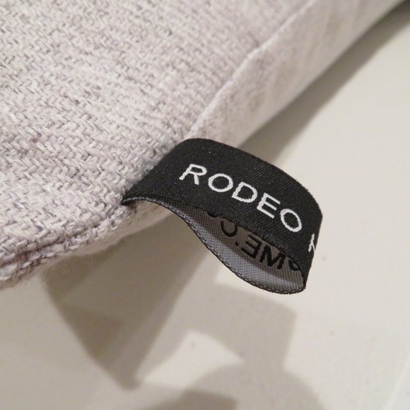 Throw Pillow Rodeo Home 100% Feather Filled Set of 2 Decorative Bed Couch Sofa - Picture 7 of 12